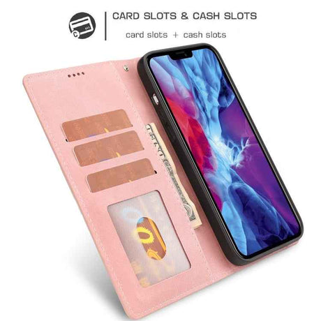Fantasy Skin-feel Calfskin Texture Leather Phone Case