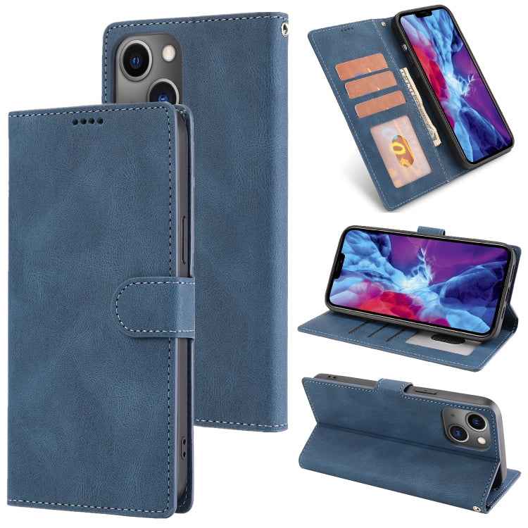 Fantasy Skin-feel Calfskin Texture Leather Phone Case