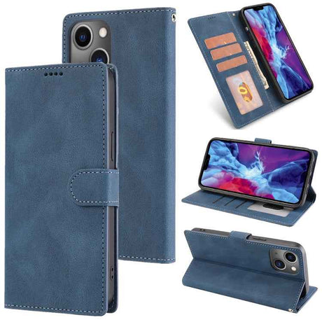 Fantasy Skin-feel Calfskin Texture Leather Phone Case