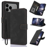 Fantasy Skin-feel Calfskin Texture Leather Phone Case
