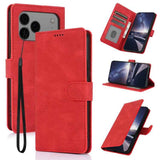 Fantasy Skin-feel Calfskin Texture Leather Phone Case