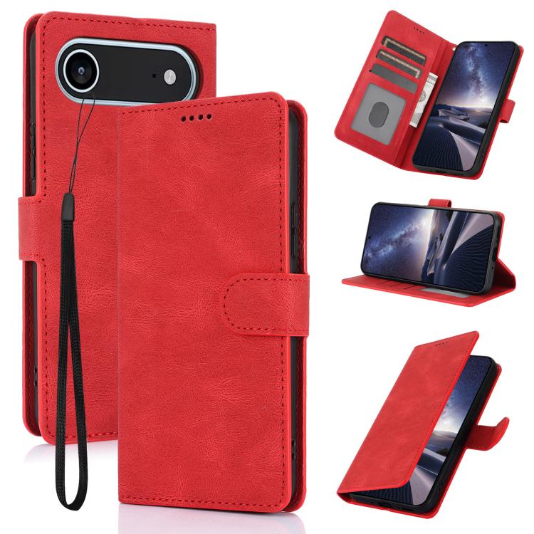 Fantasy Skin-feel Calfskin Texture Leather Phone Case