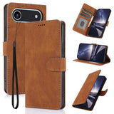 Fantasy Skin-feel Calfskin Texture Leather Phone Case
