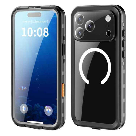 RedPepper Transparent Dot IP68 Waterproof Triple-proof MagSafe Phone Case