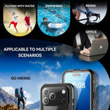 RedPepper Transparent Dot IP68 Waterproof Triple-proof MagSafe Phone Case