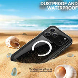 RedPepper Transparent Dot IP68 Waterproof Triple-proof MagSafe Phone Case