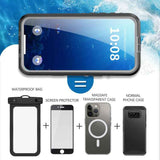 RedPepper Transparent Dot IP68 Waterproof Triple-proof MagSafe Phone Case