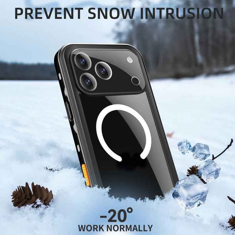 RedPepper Transparent Dot IP68 Waterproof Triple-proof MagSafe Phone Case