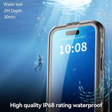 RedPepper Transparent Dot IP68 Waterproof Triple-proof MagSafe Phone Case