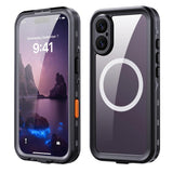 RedPepper Transparent Dot IP68 Waterproof Triple-proof MagSafe Phone Case