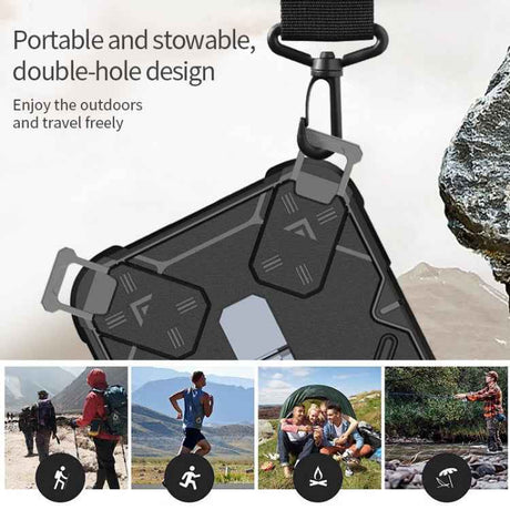 Camera Shield Armor MagSafe Holder Phone Case with Strap