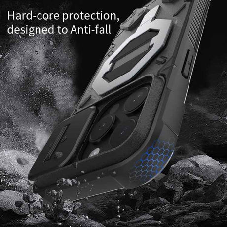 Camera Shield Armor MagSafe Holder Phone Case with Strap