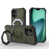 Camera Shield Armor MagSafe Holder Phone Case with Strap
