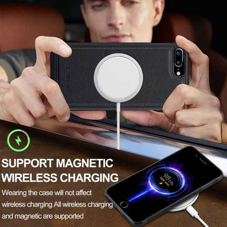 LC.IMEEKE L3 Series Detachable RFID Card Bag Magsafe Phone Case