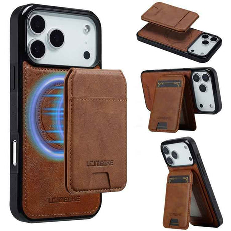 LC.IMEEKE L3 Series Detachable RFID Card Bag Magsafe Phone Case