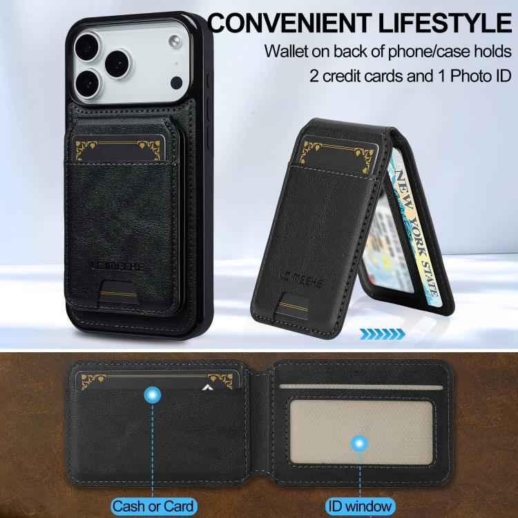 LC.IMEEKE L3 Series Detachable RFID Card Bag Magsafe Phone Case