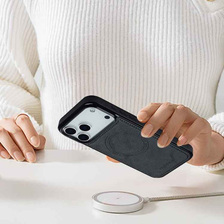 LC.IMEEKE L3 Series Detachable RFID Card Bag Magsafe Phone Case