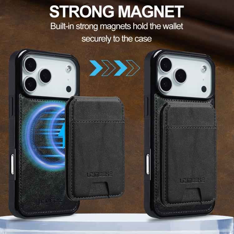 LC.IMEEKE L3 Series Detachable RFID Card Bag Magsafe Phone Case