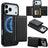LC.IMEEKE L5 Series Detachable RFID Card Bag Magsafe Phone Case