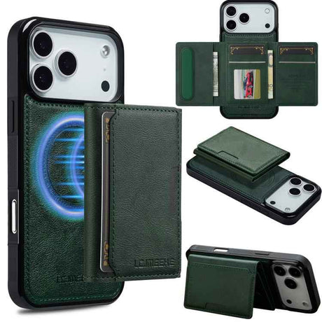 LC.IMEEKE L5 Series Detachable RFID Card Bag Magsafe Phone Case
