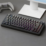 AULA F75: 80-Key RGB Mechanical Keyboard - Wired, 2.4G, Bluetooth