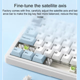 AULA F75 Mechanical Keyboard - 80-Key RGB Wired, 2.4G, Bluetooth Connectivity