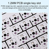 AULA F75 Mechanical Keyboard - 80-Key RGB Wired, 2.4G, Bluetooth Connectivity