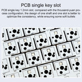 Teclado mecánico AULA F87 RGB de 87 teclas con cable, Bluetooth y conectividad 2.4G