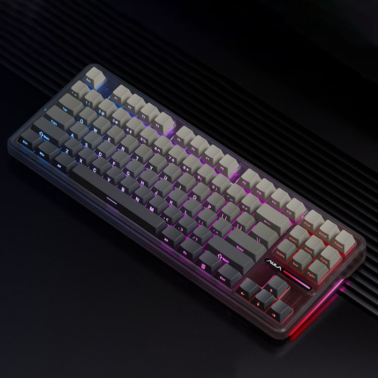Teclado mecánico AULA F87 Pro: RGB de 3 modos para una experiencia de juego excepcional