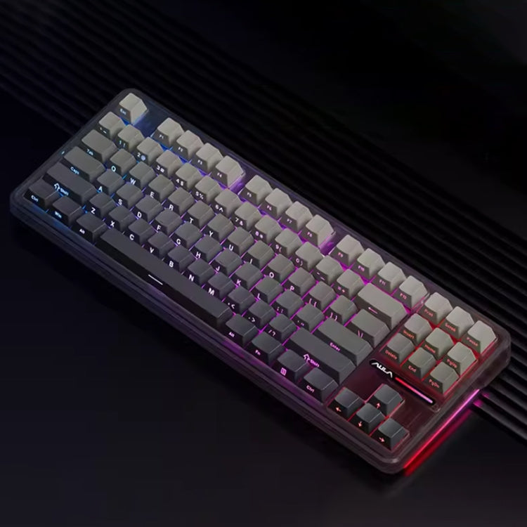 Teclado mecánico AULA F87 Pro: RGB de 3 modos para una experiencia de juego excepcional