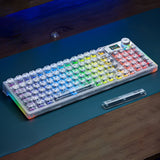 AULA F98 Pro: Teclado mecánico RGB de 3 modos