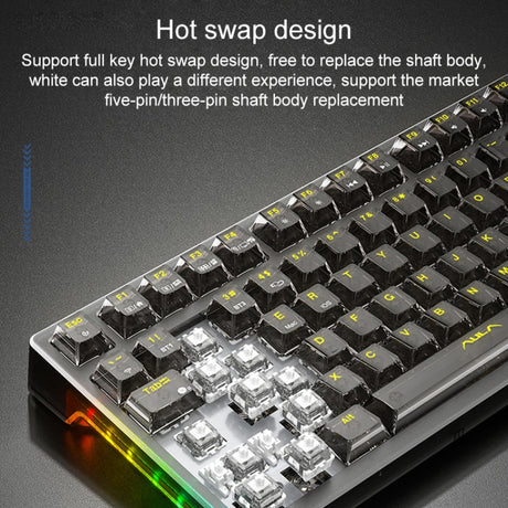 AULA F98 Pro: 3-Mode RGB Mechanical Keyboard - LYDARZ