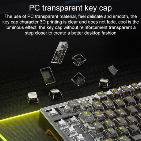 AULA F98 Pro: 3-Mode RGB Mechanical Keyboard - LYDARZ