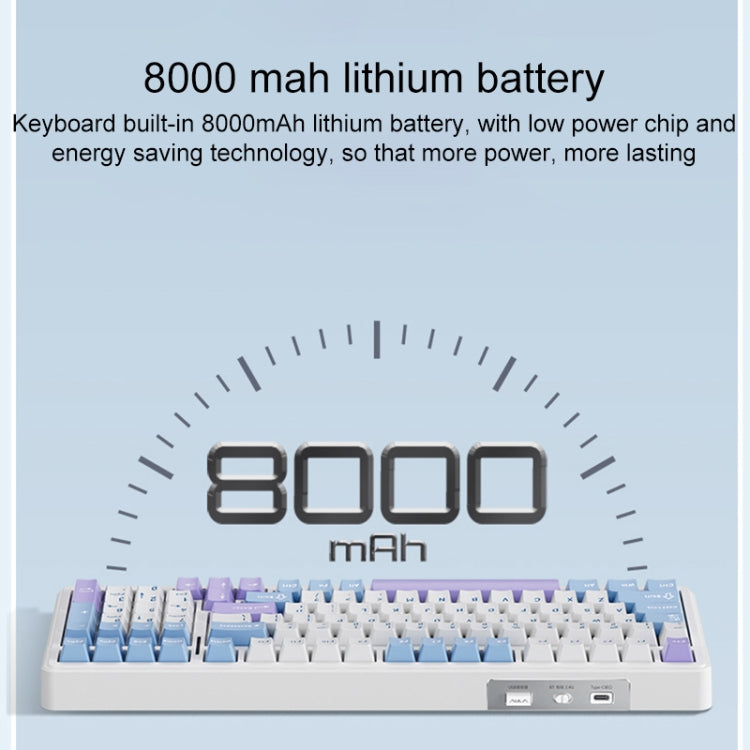 AULA F99 RGB Mechanical Keyboard - 3-Mode with 99 Keys