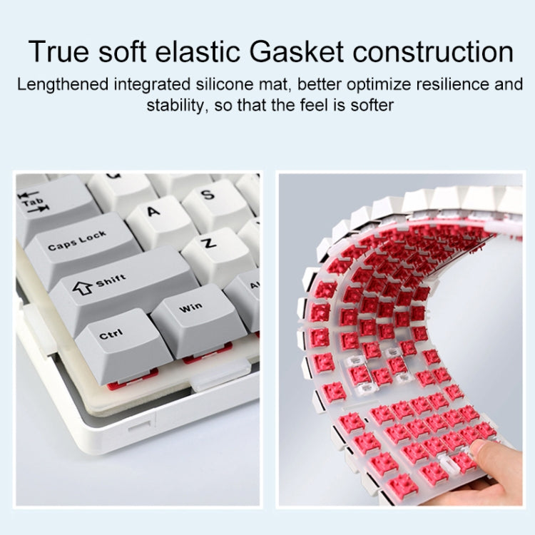 AULA F99 RGB Mechanical Keyboard - 3-Mode with 99 Keys