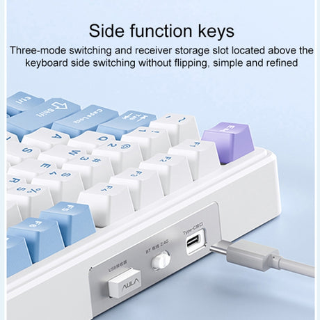 AULA F99 Pro: 3-Mode RGB Mechanical Keyboard - LYDARZ