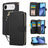 Nine-card Slots Zipper Wallet Bag Leather Phone Case