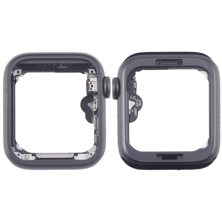 Marco de aleación de aluminio para Apple Watch SE de 40 mm/44 mm LTE y GPS con cable flexible de corona (2020)