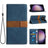 Grid Stitching Leather Phone Case with Lanyard