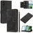 Tulips Embossed Leather Phone Case with Lanyard