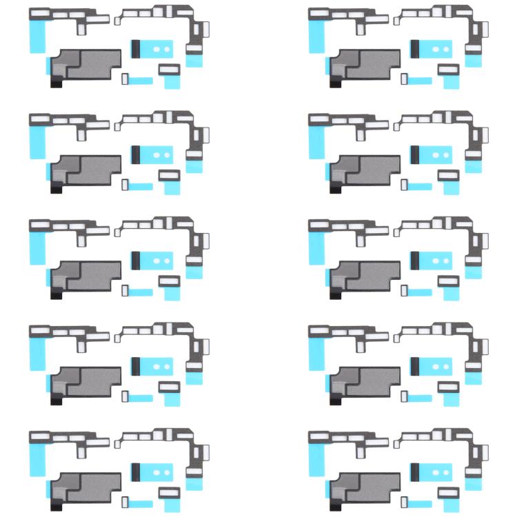 10pcs Heat Sink Stickers & FPC Foam Pads for iPhone 16 Series (16 Pro Max, 16 Pro, 16 Plus, 16)