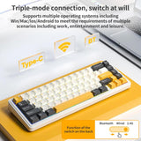 AULA F65 67 Keys 2.4G / BT / Wired Three Model RGB Gaske Mechanical Keyboard - LYDARZ