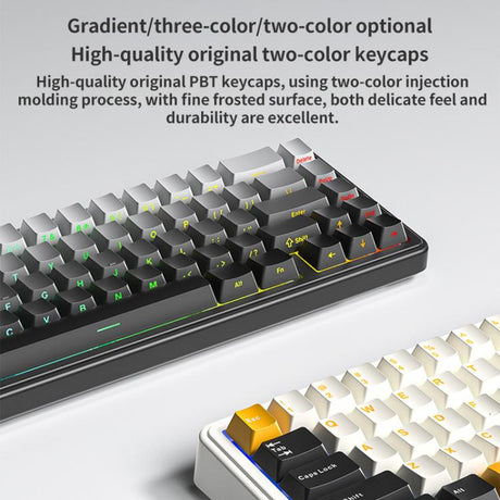 AULA F65 67 Keys 2.4G / BT / Wired Three Model RGB Gaske Mechanical Keyboard - LYDARZ