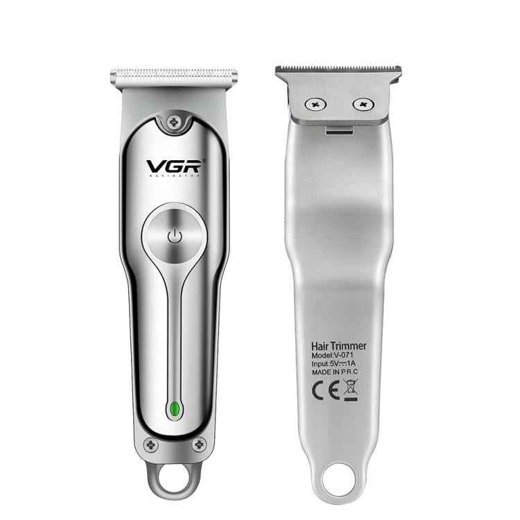 VGR V-071 5W Carbon Steel Blade USB Electric Hair Clipper, V-071