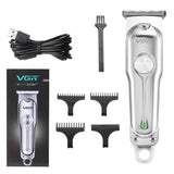 VGR V-071 5W Carbon Steel Blade USB Electric Hair Clipper, V-071