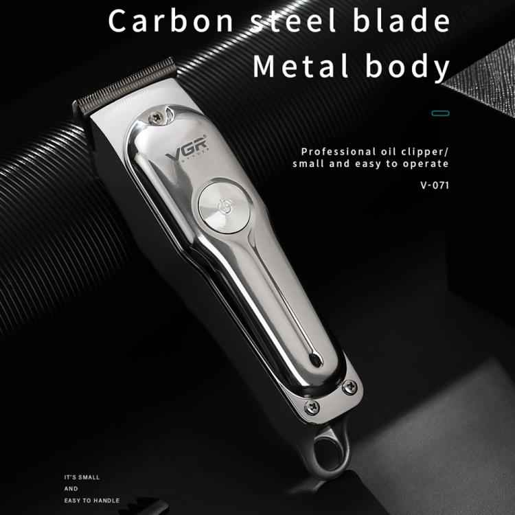 VGR V-071 5W Carbon Steel Blade USB Electric Hair Clipper, V-071