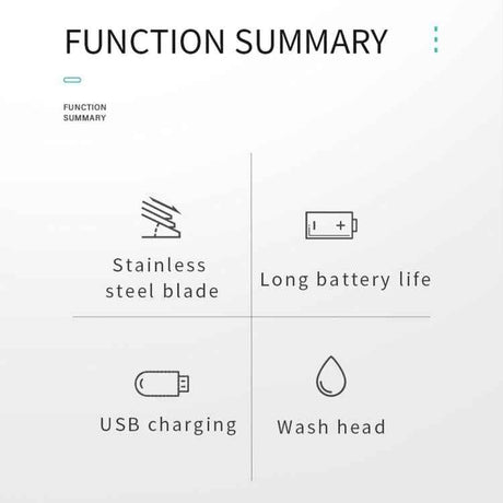VGR V-071 5W Carbon Steel Blade USB Electric Hair Clipper, V-071