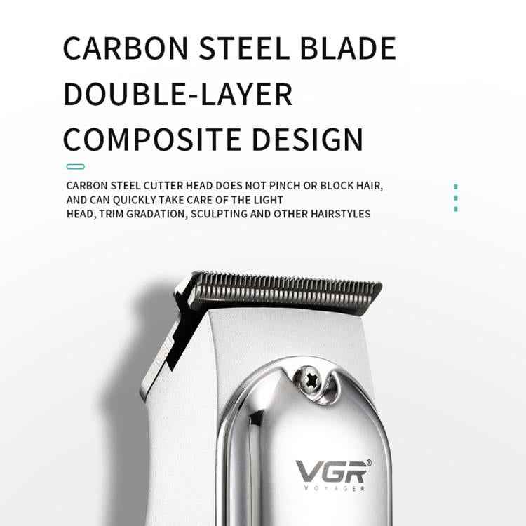 VGR V-071 5W Carbon Steel Blade USB Electric Hair Clipper, V-071