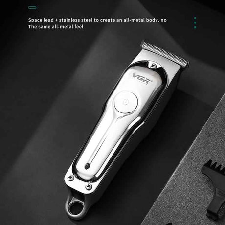 VGR V-071 5W Carbon Steel Blade USB Electric Hair Clipper, V-071