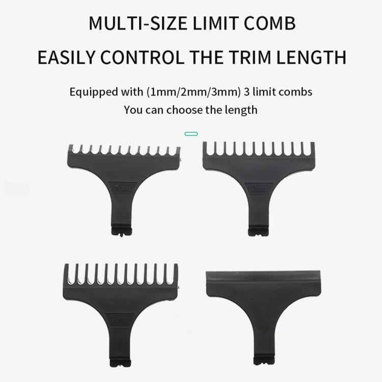 VGR V-071 5W Carbon Steel Blade USB Electric Hair Clipper, V-071